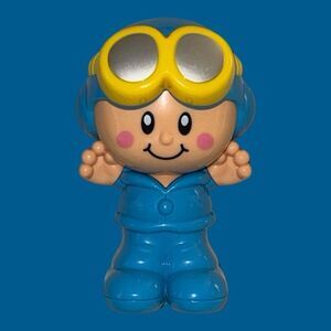 Little Learners Airplane Baby Kids Toy Jet Airplane Pilot Rattle Sounds B23